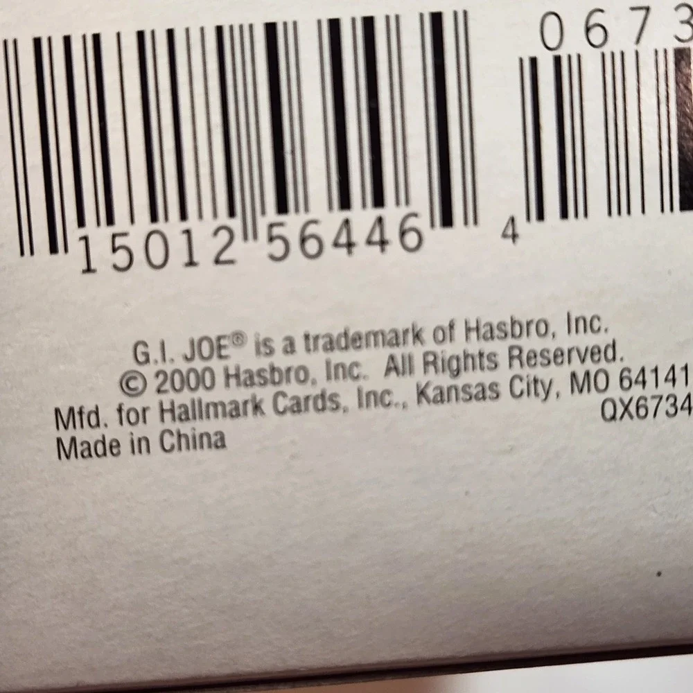 Hallmark Keepsake 2000 G.I Joe Action Pilot Astronaut Space Suit Ornament QX6734